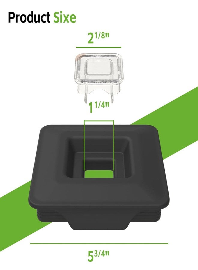 KLBZG Blender Top Lid Replacement for Blendtec Commercial Compatible with Blendtec Commercial WildSide+ & FourSide Jars Part #40-310 Blender Vented Latching Cover with Center Cap - Image 5